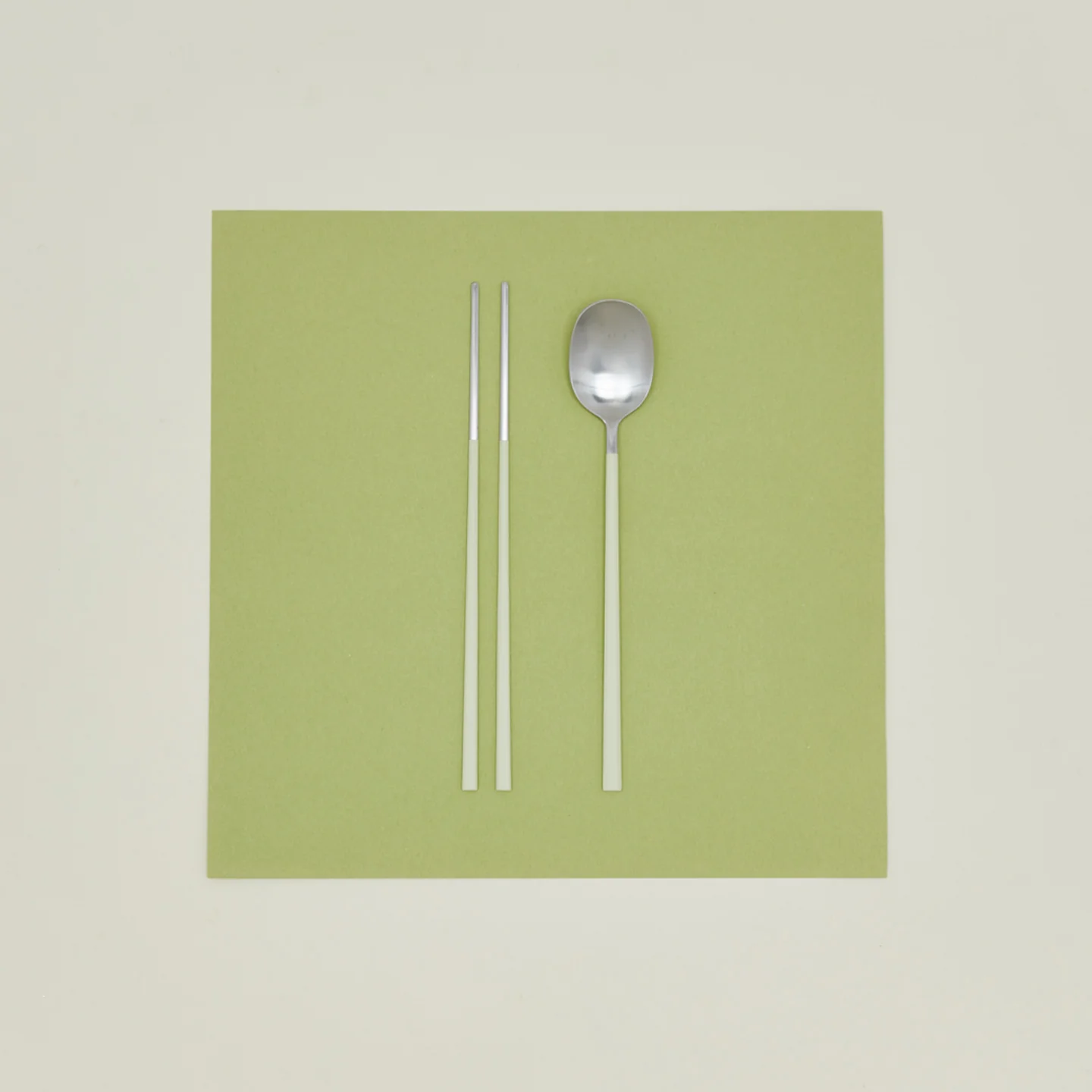 Spoon + Chopsticks Set - Mint Green