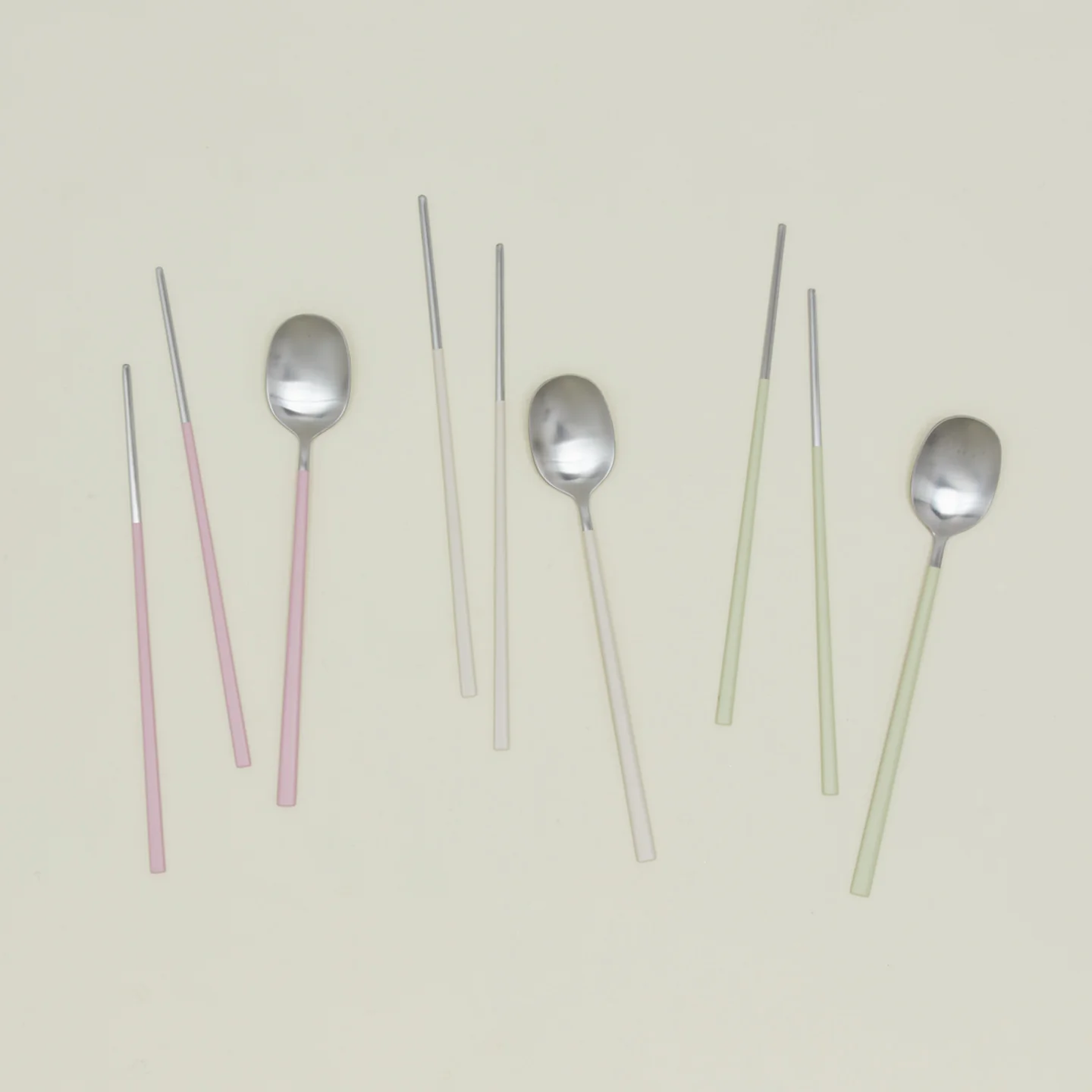 Spoon + Chopsticks Set - Mint Green - Image 4