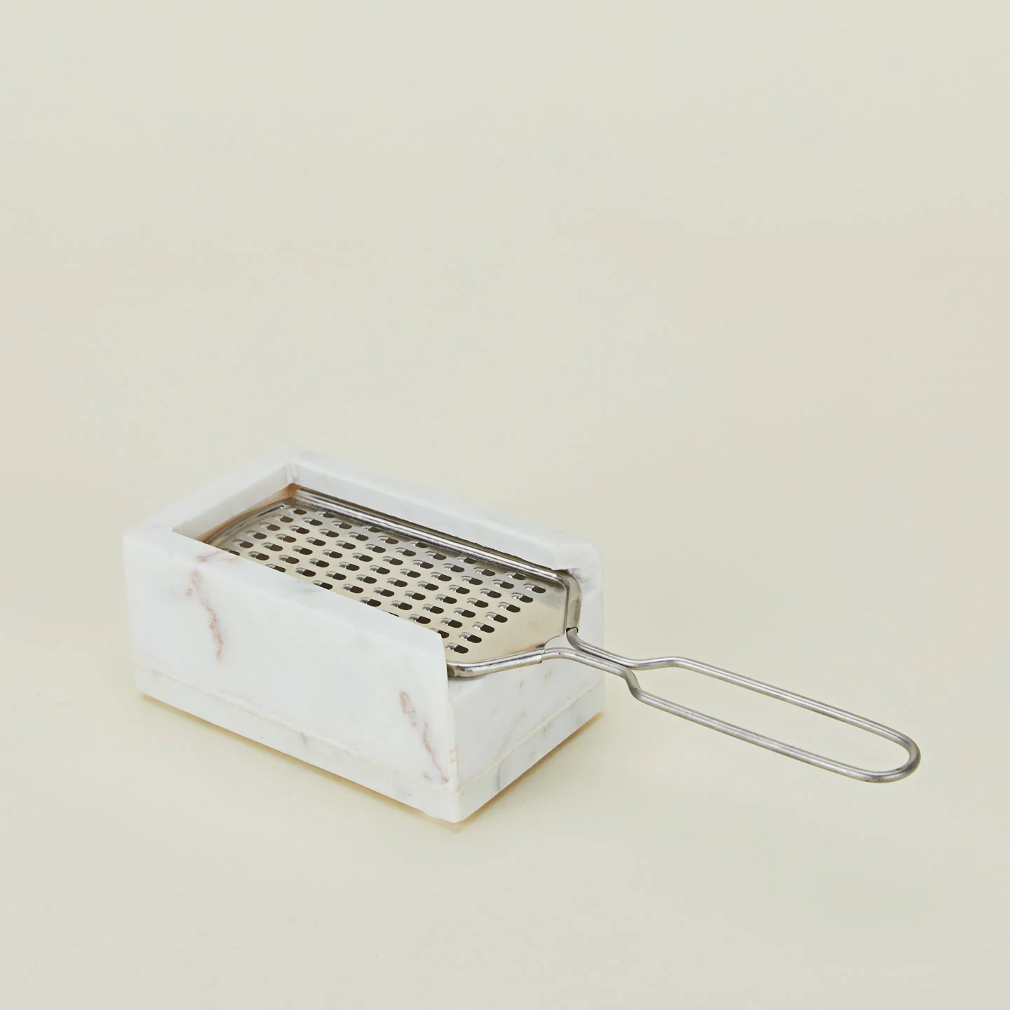 Stainless Steel Grater + Marble Box - Image 4