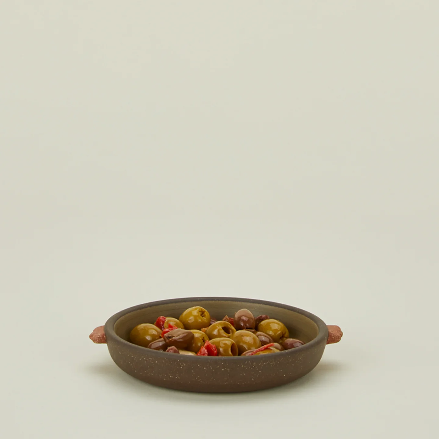 Stoneware Nub Saucer - Olive - Image 2