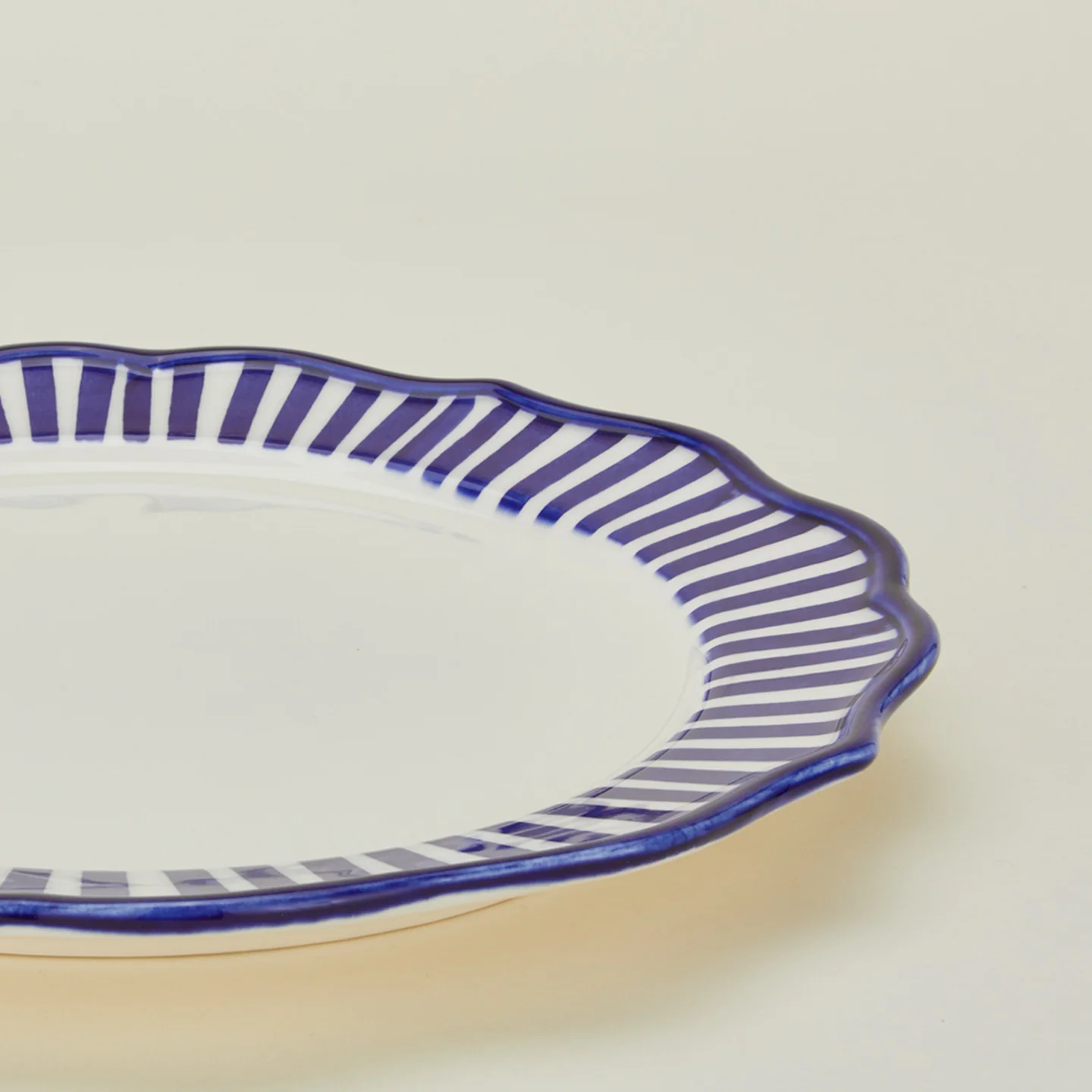 Striped Edge Round Platter - Image 5