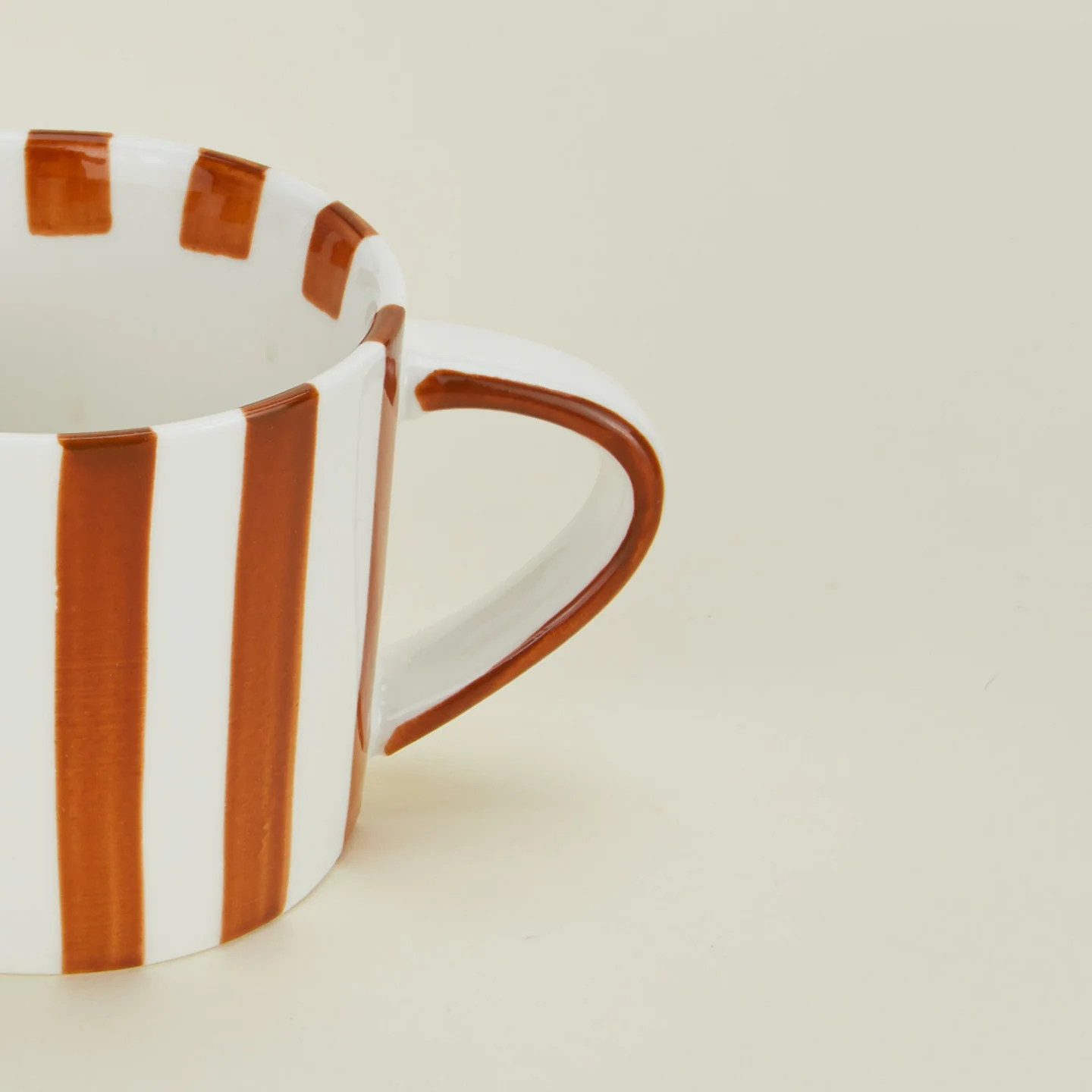 Striped Mug - Brown - Image 4