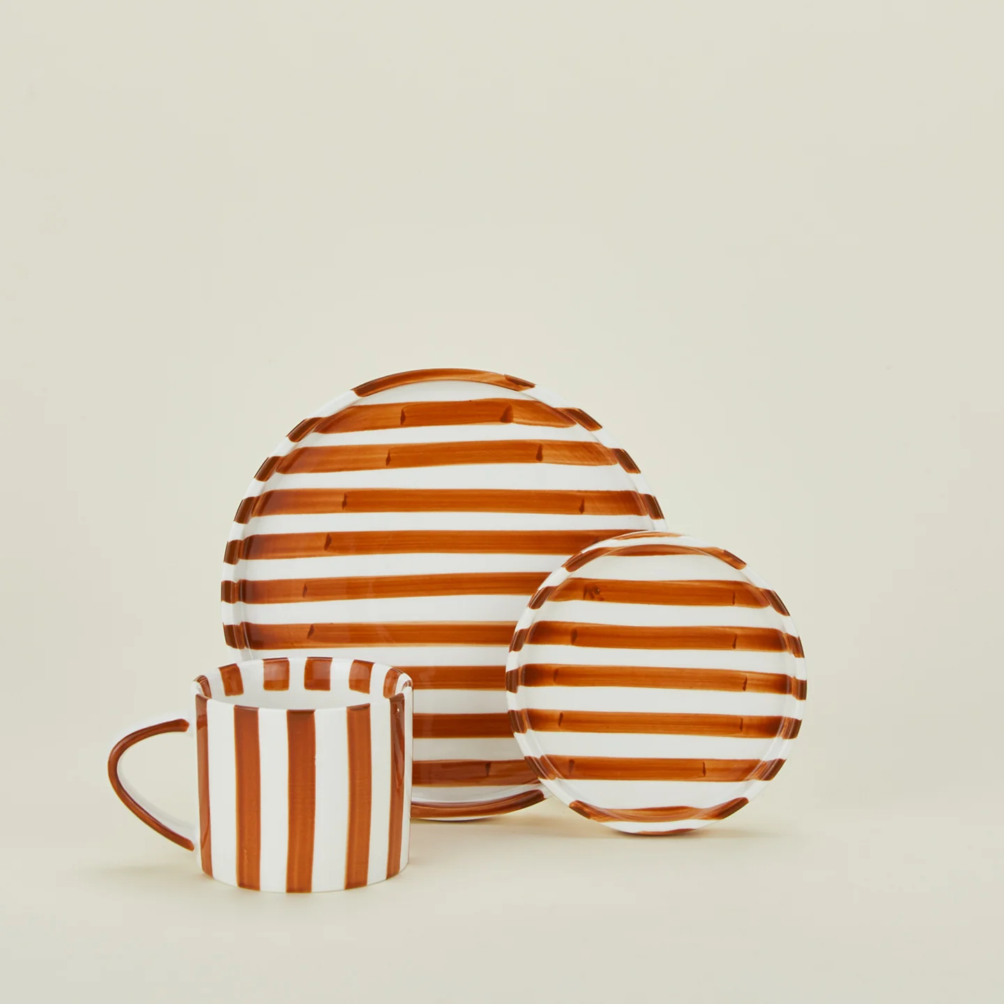 Striped Mug - Brown - Image 5