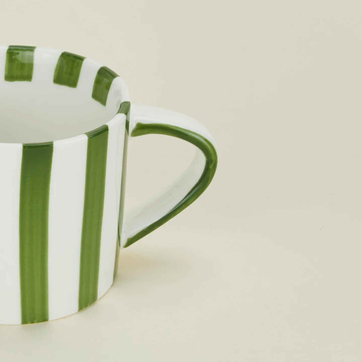 Striped Mug - Olive - Image 4
