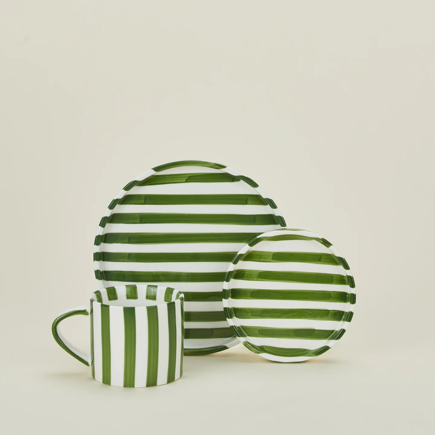 Striped Mug - Olive - Image 5