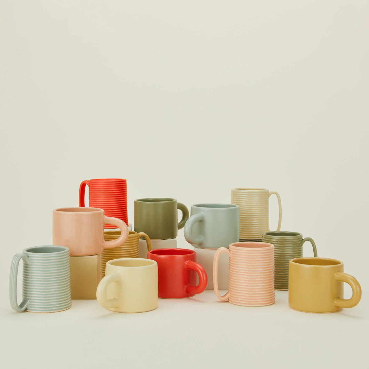 Tall Ribbed Mug - Marigold - Image 3