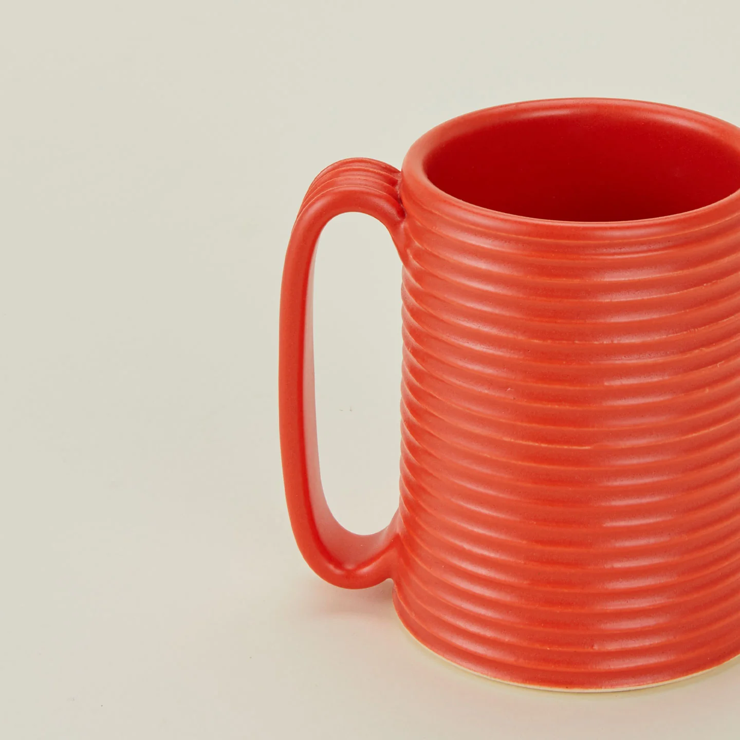 Tall Ribbed Mug - Paprika - Image 4