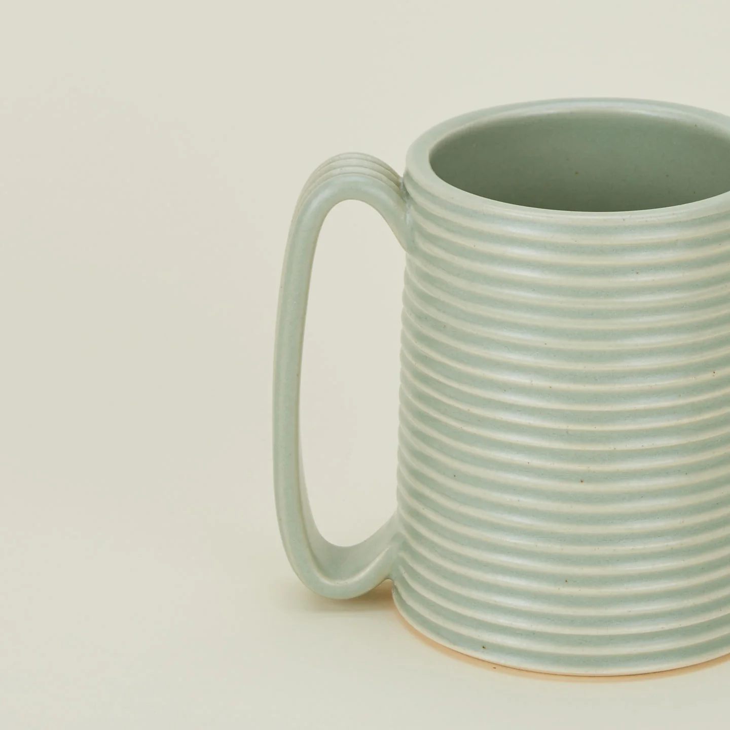 Tall Ribbed Mug - Seafoam - Image 4