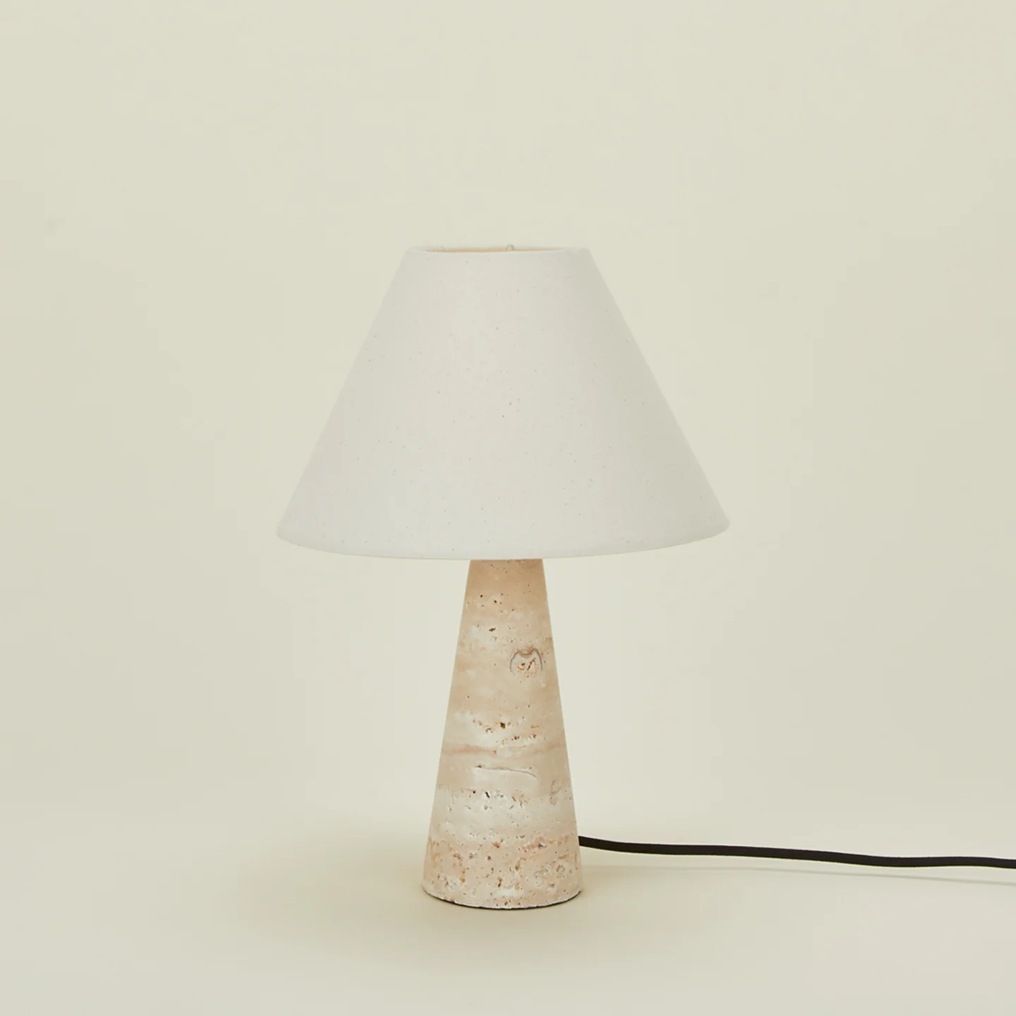 Tall Silee Travertine Lamp - Image 2
