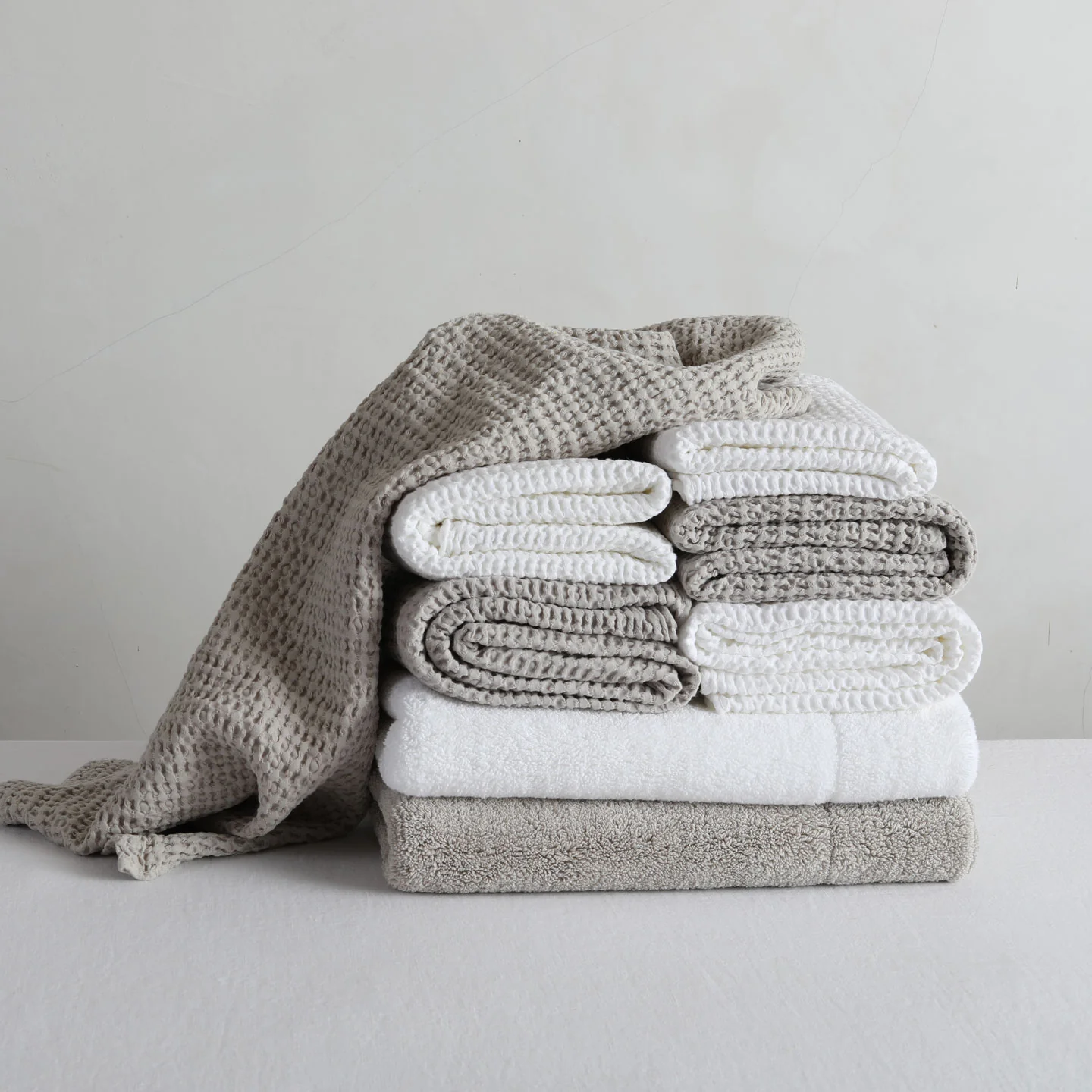Simple Terry Bath Mat - Light Grey - Image 4