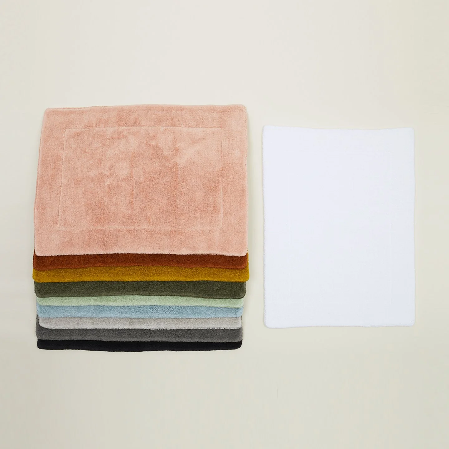 Simple Terry Bath Mat - Olive - Image 3
