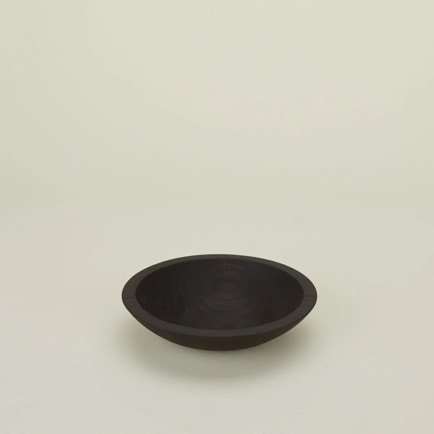 Turned Wood Bowl - Ebonized Oak - Image 3