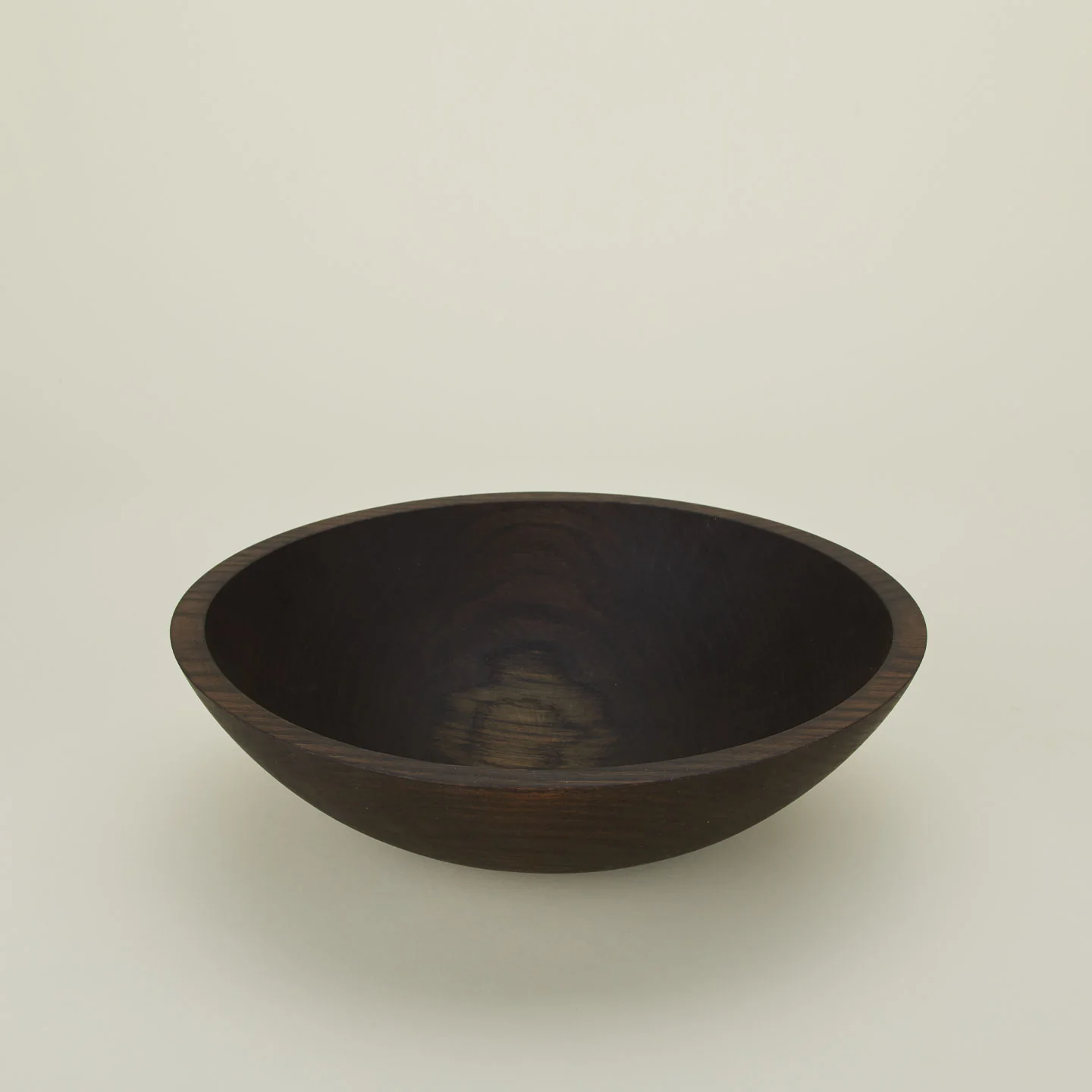 Turned Wood Bowl - Ebonized Oak - Image 5