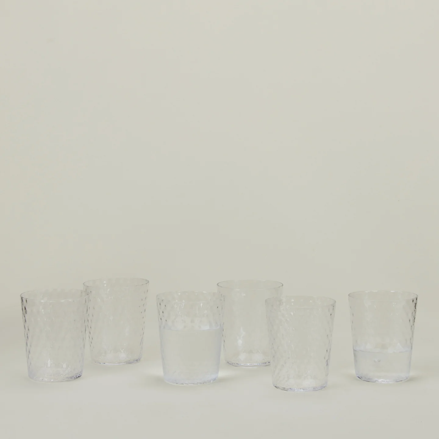 Veneziano Tumbler, Set of 6 - Clear - Image 3