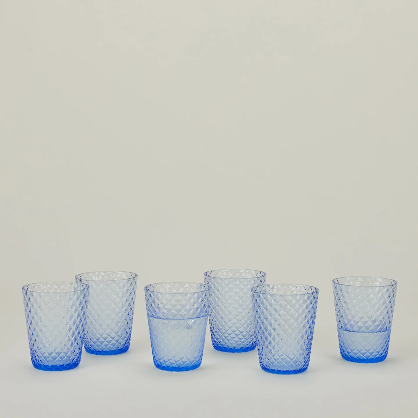 Veneziano Tumbler, Set of 6 - Light Blue - Image 3